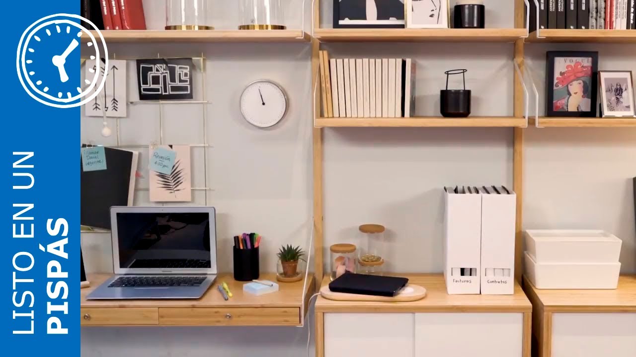 Móntate una oficina práctica y cómoda para trabajar desde casa con estas  propuestas de IKEA