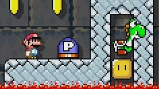 "Will You Save Your Son?" is a parody of the recent run of darling indie titles that take themselves too seriously. (Games like Braid, or Journey, or The Unfinished Swan, or any other game that has been described as "artsy".) Mario faces many moral crises as he tries to save his son, and in true indie art-game fashion, there's a real (lame) twist at the end of the level.