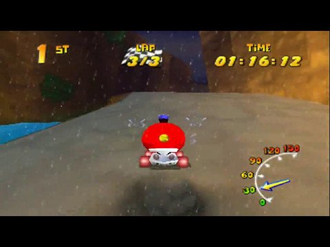 Diddy Kong Racing - Wizpig Race as T.T. [Purple Boosts]