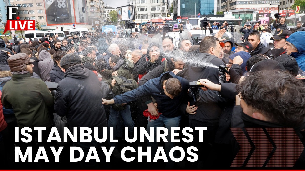 Turkey Protest LIVE: CHAOS Unfolds As May Day Protests Turn Violent In Istanbul | Firstpost