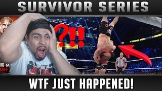 WWE SURVIVOR SERIES GOLDBERG VS BROCK LESNAR REACTION WTF JUST HAPPENED