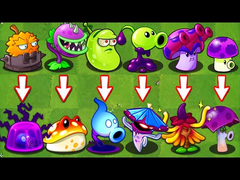PvZ2 Discovery - Every Plants Evolution WEAK - STRONG - Ver 10.5.2