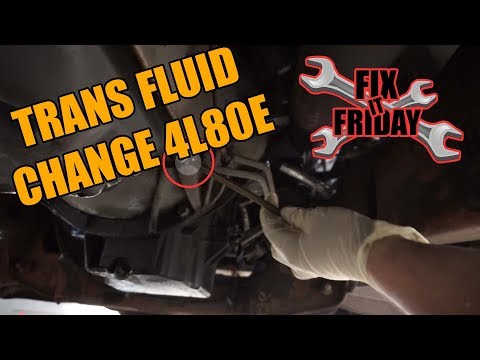 Transmission Fluid Change Chevy/GM 4L80E/4L85E Transmission