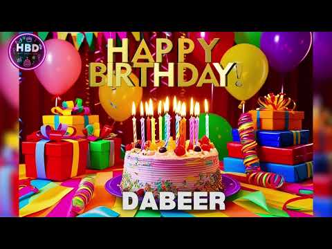 BIRTHDAY COUNTDOWN🎂|HBD DABEER|HAPPY BIRTHDAY DABEER|BIRTHDAY WISHES WITH NAME|#dabeer #birthday#fyp