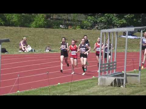 800m under 15 Girls Heat 2 Kent Championships 14th May 2022