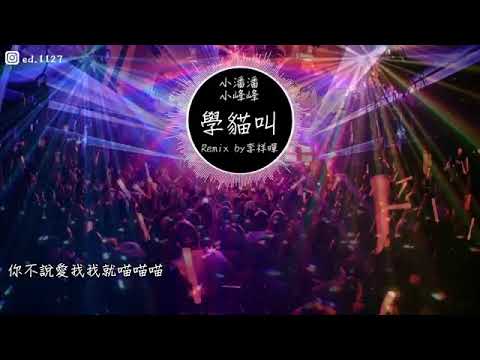 小潘潘 小峰峰《學貓叫》EDM Remix By 李祥暉