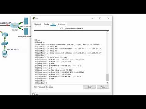 [CCNA 2]PT 8.1.3.3 Packet Tracer - Configuring DHCPv4 Using Cisco IOS Instructions (ver.KOR)