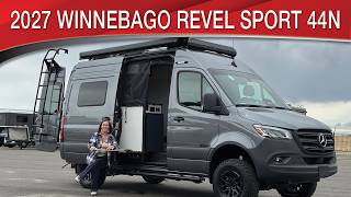 A preview image of the linked video showcasing 2027 Winnebago Revel Sport 44N