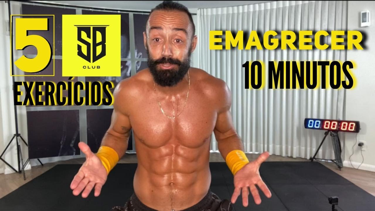 Treino Emagrecer - 5 exercícios em 10 minutos