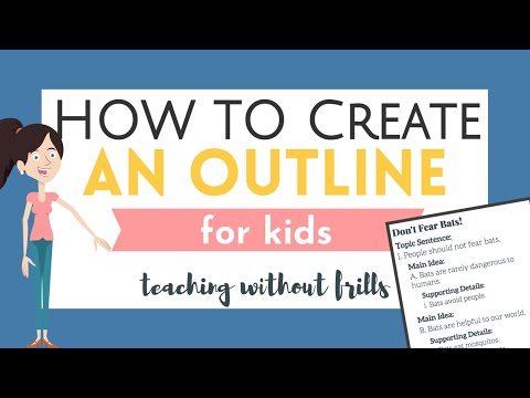 How to Create an Outline for Kids - Planning Your Writing
