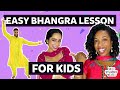 BHANGRA DANCE For BEGINNERS FUN And EASY Kids DANCE LESSON Indian Dance Miss Jessica S World