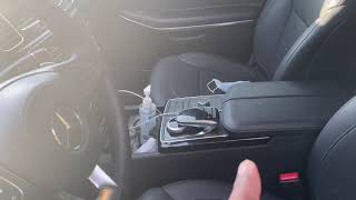 How to open gas tank/cover Mercedes Benz