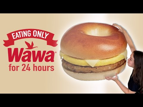 Eating WAWA for 24 HOURS // Julia Get's KICKED OUT!! ????????