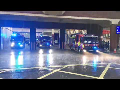 Full House Soho Fire Station Turnout A241 A242 A243 London Fire Brigade