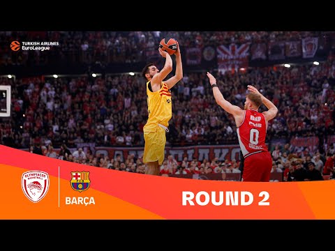 Olympiacos Piraeus-FC Barcelona | Round 2 Highlights | 2023-24 Turkish Airlines EuroLeague