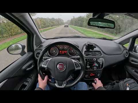 Fiat Punto Evo 0.9 TwinAir Lounge 2017 - POV Drive ( 4K Video + Binaural Audio)