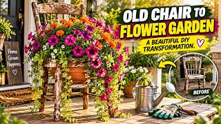 I Turned an Old Chair Into a Beautiful Flower Garden — A Beginner's Step-by-Step Guide
