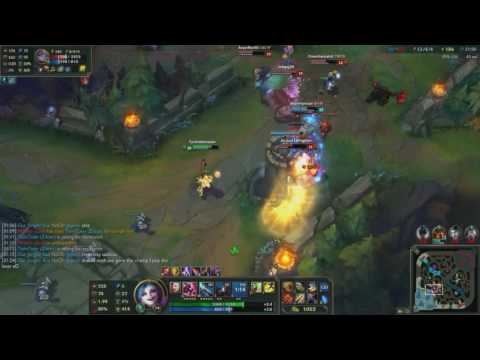 Jinx, 1 vs 5 | Quadra kill almost penta!