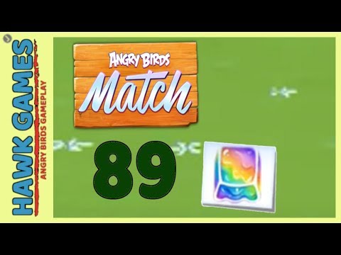 Angry Birds Match ⭐ Level 89 - Walkthrough, No Boosters