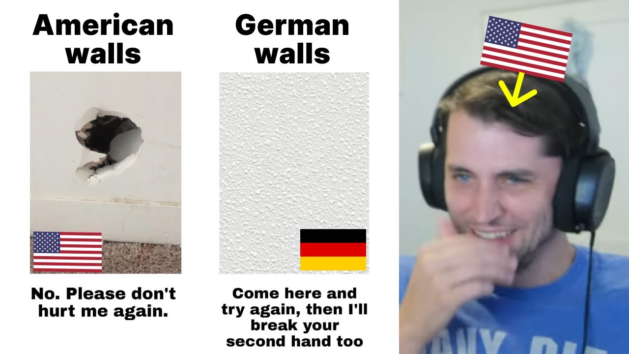 American reacts to GERMAN MEMES ABOUT AMERICANS