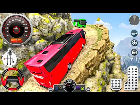 Uphill Offroad Tourist Coach Bus Driver Simulator 3D - Android Gameplay