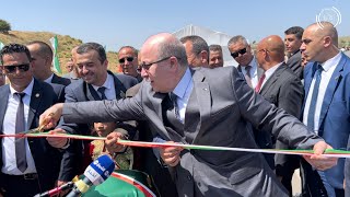 Le Premier Ministre procède à la wilaya d’El Tarf à l'inauguration du tronçon autoroutier est-ouest sur une distance de 84 km