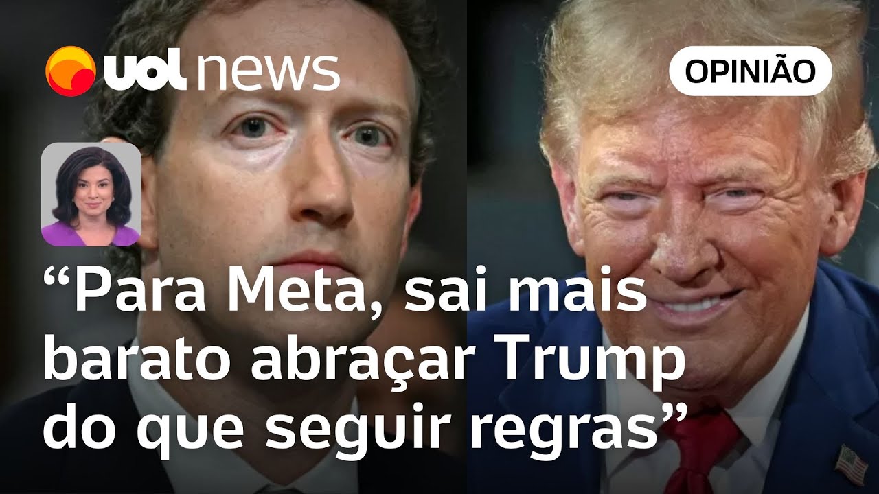 Zuckerberg abandona ética e se junta a Trump para brecar custo da regulação | Raquel Landim