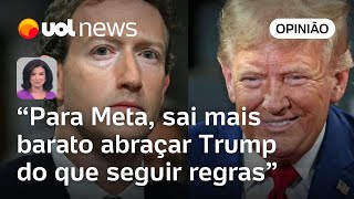 Zuckerberg abandona ética e se junta a Trump para brecar custo da regulação | Raquel Landim