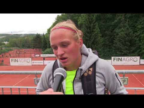 Johana Marková po vítězství v 1. kole VISTA PRAGUE OPEN 2017
