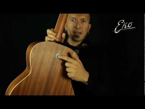 AUDIO TEST #25 [ENG] GUITAR ACTION - sound changes of - the FASTLOK on EKO MIA - Massimo Varini