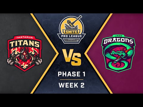 SMITE Pro League Phase 1 Week 2 Tartarus Titans vs Jade Dragons