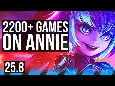 ANNIE vs SYNDRA (MID) | 2200+ games, 11/3/7 | NA Master | 25.8