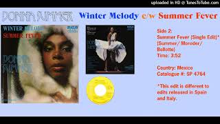 Donna Summer -  Summer Fever (Edit - Mexico)