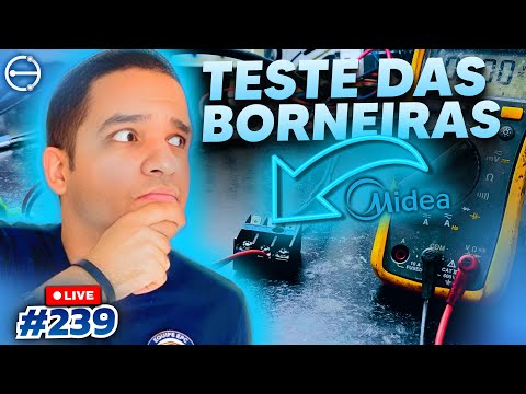 Vídeo: Erro E1 Midea Inverter: Teste das Borneiras em 8 passos