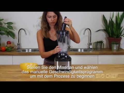 BioChef Atlas Power Blender - Crushed Eis ganz einfach und schnell selbst zubereiten