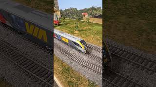 Bachmann VIA SCV-42 DUAL LANGUAGE ANNOUNCEMENTS?!! #hoscale #modelrailroad #modeltrains