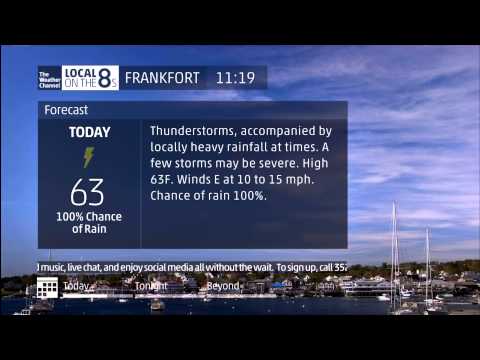 The Weather Channel - Frankfort, KY HD Local Forecast - 4/25/2015 11:19am