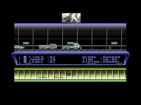 Lukozer Retro Game Review - 527 - Super Trucker - Commodore 64