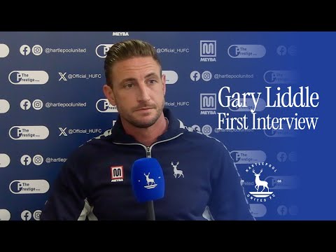Gary Liddle | First Interview as First Team Coach