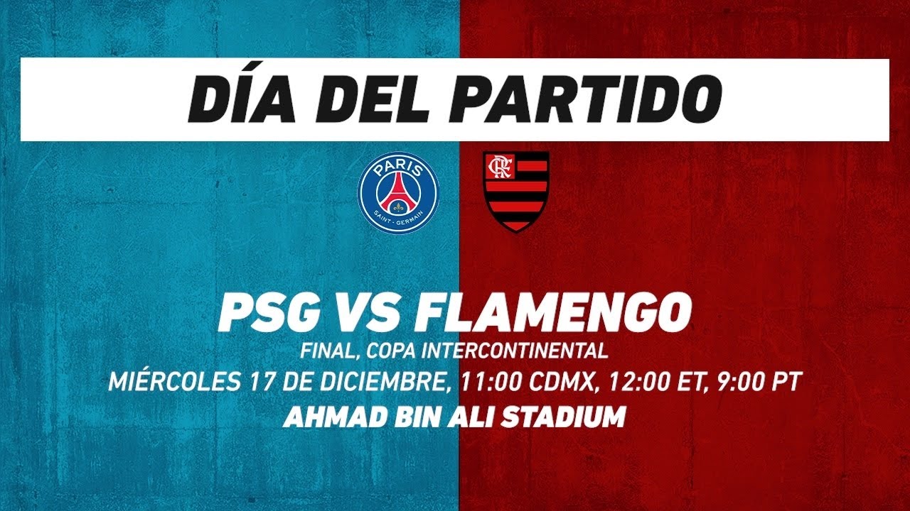 PSG vs Flamengo, frente a frente: Copa Internacional