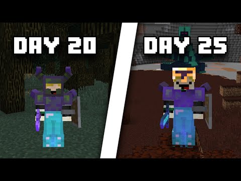 I Spent 100 Days In The Minecraft Twilight Forest...Here Are Days 20-25
