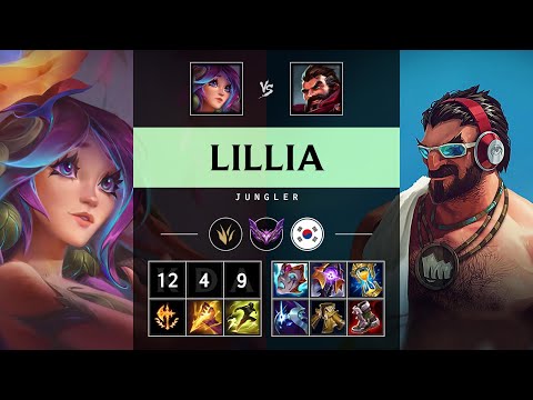 Lillia Jungle vs Graves - KR Master Patch 25.S1.3