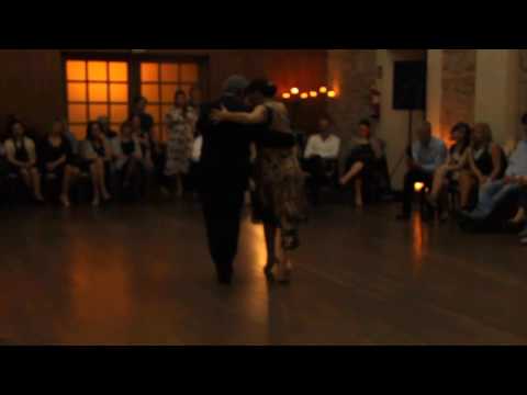  Fernando Jorge  and  Alexandra Baldaque  are  dancing  at  Compostela Tango Festival  in  2017