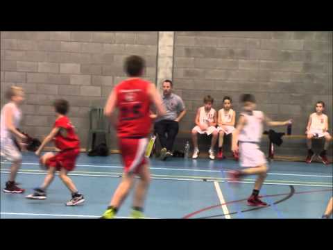 Basketwedstrijd benjamins A Houtem - Wezenvrienden 13/02/2016