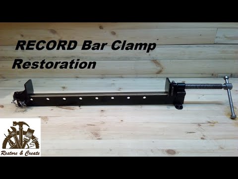 Record Bar Clamp Restoration.