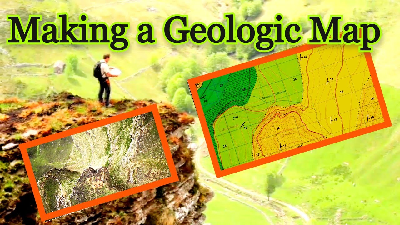 Geological map | How Geologist make Geologic map | Interpretation and drawing process