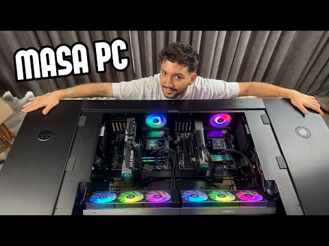 Lian Li DK07 Lüks Ayarlanabilir Masa - İki Sistem Destekli Oyun Masası - Ürün Videosu