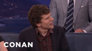 The Adventures Of Jesse Eisenberg & A Naked Michael Shannon Dummy | CONAN on TBS video