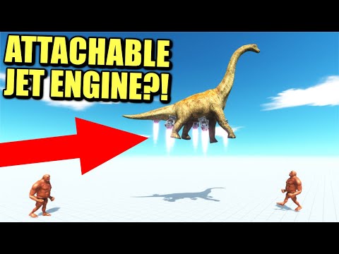 JET ENGINE UPDATE + Three Units Re-skinned - Animal Revolt Battle Simulator