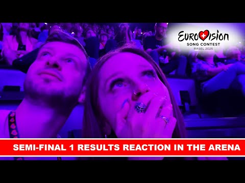 EUROVISION SEMI FINAL 1 RESULTS REACTION FROM THE ARENA